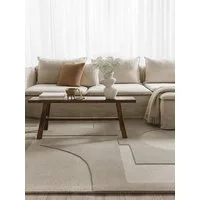 benuta Wollteppich Logan, rechteckig, Höhe: 5 mm, Kunstfaser, Berber, Ethno-Style, Wohnzimmer