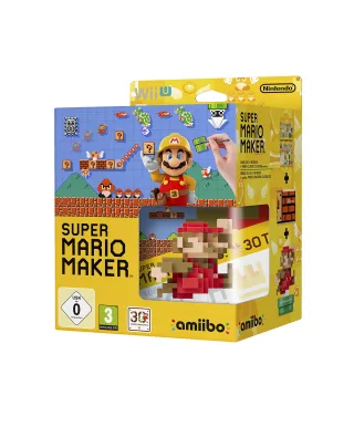 Super Mario Maker (inkl. amiibo 8-Bit Mario Figur + Artbook) - [Nintendo Wii U]