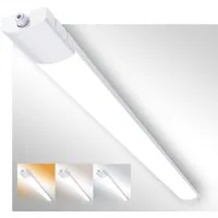 Ophy Wandleuchte LED Feuchtraum-Wandleuchte 36 W, IP65 wasserdicht, 3 Farbtemperaturen (3000/4000/6500 K), verkettbar (bis 30 Stück) – für Küche, Garage, Keller & Flur