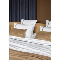 BOSS Home Bettwäsche BLINEA, Satin, 2 teilig, mit Label-Applikationen