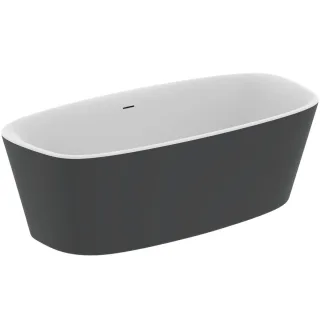 Ideal Standard Duo-Badewanne DEA, freistehend, 1900x900x475/610mm, Schwarz Matt K8722V3