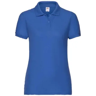 Fruit of the Loom Damen Poloshirt Lady Fit Piqué (Königsblau)