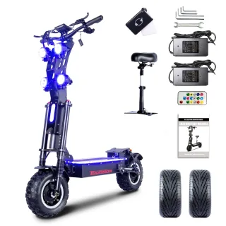 [EU Direct] TOURSOR X14 PRO Electric Scooter w/ Seat, NFC Function, 72V 40Ah Battery, 72V 5000W*2 Dual Motors Motors, Re
