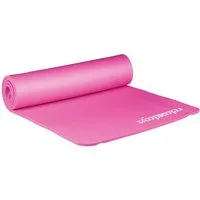 relaxdays Yogamatte 1 cm dick einfarbig, Pink