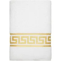 Belle Arti Handtücher Luxus Mäander Gästetücher Badetücher Duschtücher Saunatücher in Set, Frottee (2-St), schwarz, weiss, beige, rot, gold, 100% Baumwolle, Frottee, eingestickt