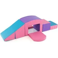 COSTWAY Spielbausteine, (6 St), Schaumstoffbausteine für Kinder ab 1 Jahr