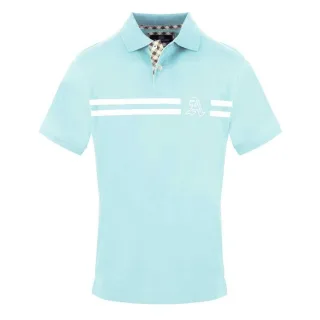 Aquascutum - Poloshirt für Herren, Mit Kragen, kurzärmlig (Himmelblau)