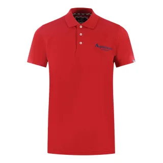 Aquascutum London Klassisches rotes Poloshirt