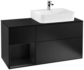 Villeroy & Boch Waschtischunterschrank Finion G14 1200x603x501mm Wandbel. WT re, G142PDPD G142PDPD