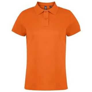 Asquith & Fox - Unifarbenes Poloshirt - Damen (Orange)