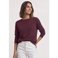 STREET ONE Strickpullover in Unifarbe