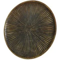 MARELIDA Dekoteller Holzteller Dekotablett rund Mangoholz Holzbrett Dekoteller 22,5cm