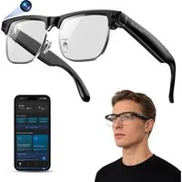 blackview Sonnenbrille 2026 Neue BV200 AI Shooting Glasses,Premium KI-Kamera-Brille (Set, 1-St., ChatGPT, Bluetooth 6.0 und Open-Ear HiFi Sound) Mit Sony IMX219 Sensor,Fotografieren, filmen, kommunizieren,übersetzen