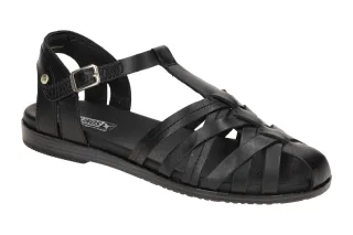Pikolinos W8Q-0803 black Damen Sandalette FORMENTERA Echtleder Gummisohle