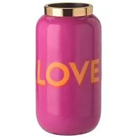Giftcompany Blumentopf Giftcompany Vase Blumenvase "Saigon" Keramik H12cm Love Fuchsia Gold