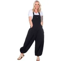 KUNST UND MAGIE Latzhose Hippie Latzhose Haremshose Hose Psy Goa 70er Overall Boho Jumpsuit