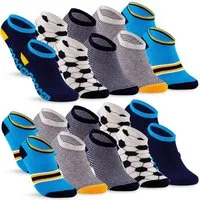 sockenkauf24 Sneakersocken 10 Paar Kinder Sneaker Socken Jungen & Mädchen Baumwolle Kindersocken (56550, 27-30) WP