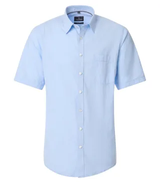 CASAMODA - Casual Fit: Leinenhemd blau - Gr. - XL