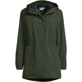 Wasserdichte Regenjacke SQUALL mit Packfach für Damen, Damen, size: regular, Grün, Polyester, by Lands' End