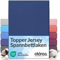 etérea Himmlische Qualität Spannbettlaken etérea Comfort Jersey Topper Spannbettlaken, Jersey, Gummizug: rundum, (1 Stück)