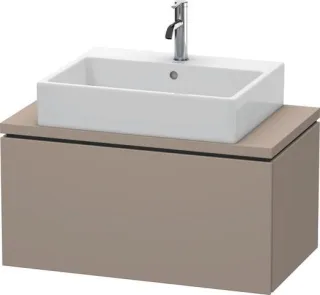 Duravit L-Cube Konsolenwaschtischunterbau wandhängend Basalt Matt 820x477x400 mm - LC580204343 LC580204343