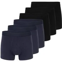 Almonu Retro Boxer 6er Pack Organic Cotton (Spar-Set, 6-St) Retro Short / Pant - Baumwolle - ohne Eingriff - Atmungsaktiv