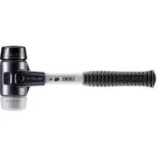 HALDER SIMPLEX - Schonhammer mit verstärktem Tempergussgehäuse und Fiberglasstiel, Gummikomposition - 3723.050