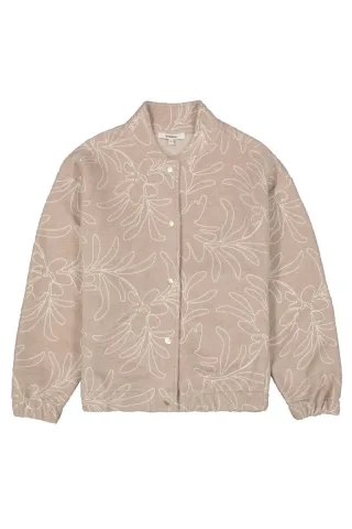 Garcia - Bomberjacke mit Muster braun - Gr. - XS