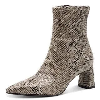 Tamaris - Da.-Stiefel beige snake - Gr. - 36