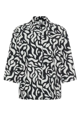 Marc Aurel - Bluse mit Print white varied - Gr. - 34