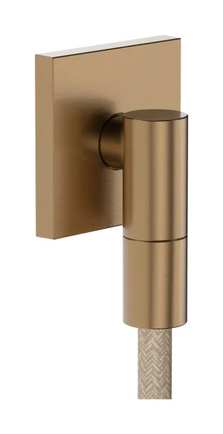Hansgrohe Wandanschluss FixFit Fine E mit Rückflussverhinderer brushed bronze , 28883140 28883140