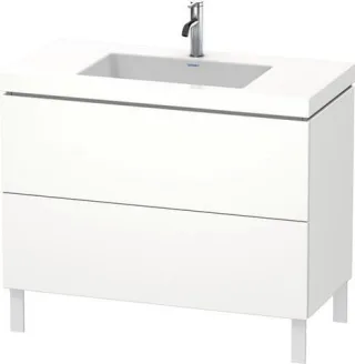Duravit L-Cube c-bonded Set bodenstehend Weiß 1000x480x698 mm - LC6938O8484 LC6938O8484