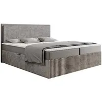 Labett Boxspringbett CLEO 140x220 160x220 180x220 - Überlänge 220 cm / Speed Versand (2 Bettkästen, Topper), Überlänge 220 cm