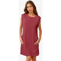 Imily Bela Minikleid Damen Ärmellose Basic T-Shirt Kleider mit Taschen (Packung, 1-tlg., 1per-Pack) einfarbig