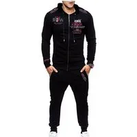 RMK Jogginganzug Herren Trainingsanzug Sportanzug Streetwear Fitness Clubwear Gym, mit Kapuze