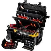 Werkzeugkoffer "Robust45 Move" Elektro, 63-teilig, Werkzeug-Set schwarz, mit Werkzeug-Sortiment für Elektriker