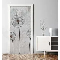 MyMaxxi Dekorationsfolie Türtapete Türposter Türfolie selbstklebend Auf ins Pusteblumenfeld, (Pusteblumenfeld, 1St.}, Klebefolie Tür aufgerollt), Selbstklebend