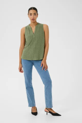 Langarm-Bluse Regular fit Sea Spray green