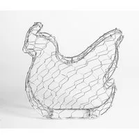 BURI Rankhilfe Buchsbaumformer Gartendeko Rankhilfe Buchsbaumfigur Schablone, Huhn ca. 19x17x6 cm K 20/33/99