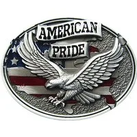 Westernlifestyle Gürtelschnalle American Pride farbig Westernbuckle