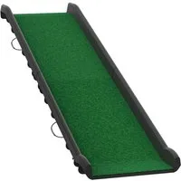 FIVMEN Haustiertreppe 156x40cm Hunderampe Faltbare Hundetreppe Auffahrrampe, Haustiertreppe für Große und Schwere Hunde