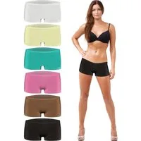 TEXEMP Panty 8er Pack Damen Panty Panties Slips Unterwäsche Microfaser Hotpants (Packung, 8-St) Atmungsaktiv - Pflegeleicht