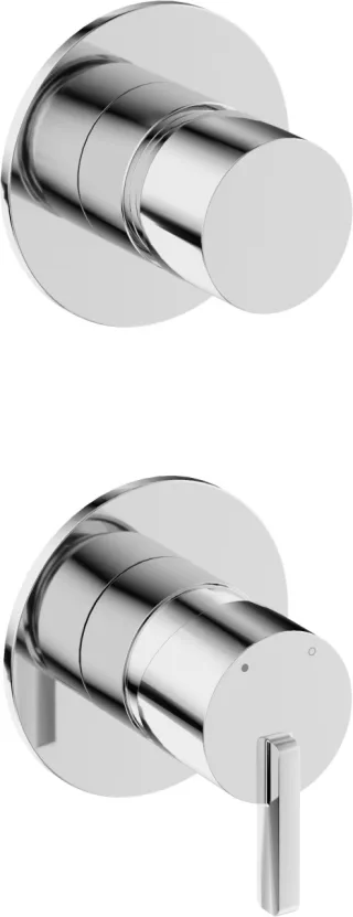 Neuesbad Serie 600 Wannenarmatur Unterputz, mit Umstellung, Oberfläche: chrom NB1BQS_044P1