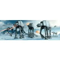 Star Wars Poster Star Wars Poster ATAT Fight Langbahnposter 158 x 53 cm