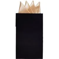 DonDon Einstecktuch DonDon Herren Einstecktuch vorgefaltet, (Packung, 1-St), vorgefaltet, mit Karton verstärkt, Seidenlook