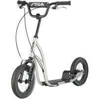 STIGA Sports Cityroller Air Scooter 12'' ST, Scooter, Tretroller, Wartungsfreie 12'' Reifen, Mittelständer