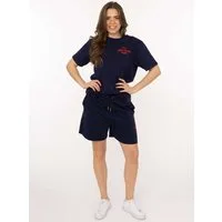 Zwillingsherz Sweathose "Feel Good Club" leichtes Sweatmaterial, Stickerei, Eingriffstaschen