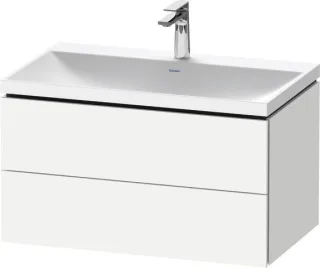 Duravit L-Cube c-shaped Set wandhängend Weiß Matt 800x480x480 mm - LC6951O18180000 LC6951O18180000