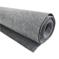 maDDma Stoff Bastelfilz 1m Meterware Filz 90cm x 1,5mm Dekofilz Taschenfilz, hellgrau meliert