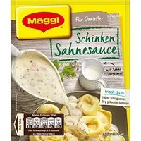 MAGGI Saucen, Maggi Für Genießer Schinken Sahnesauce würzig und besonders cremig 35g